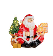 Pai Natal com Comboio e LED