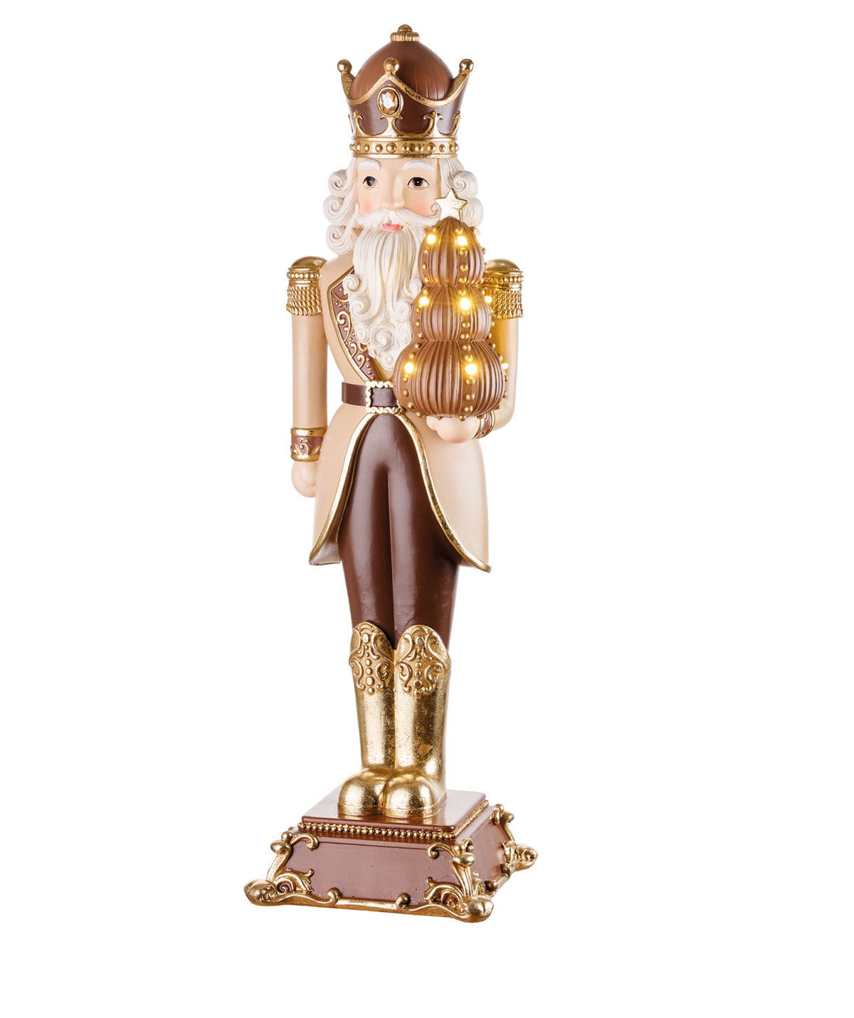 Soldado Quebra-Nozes Chocolate com LED Grande