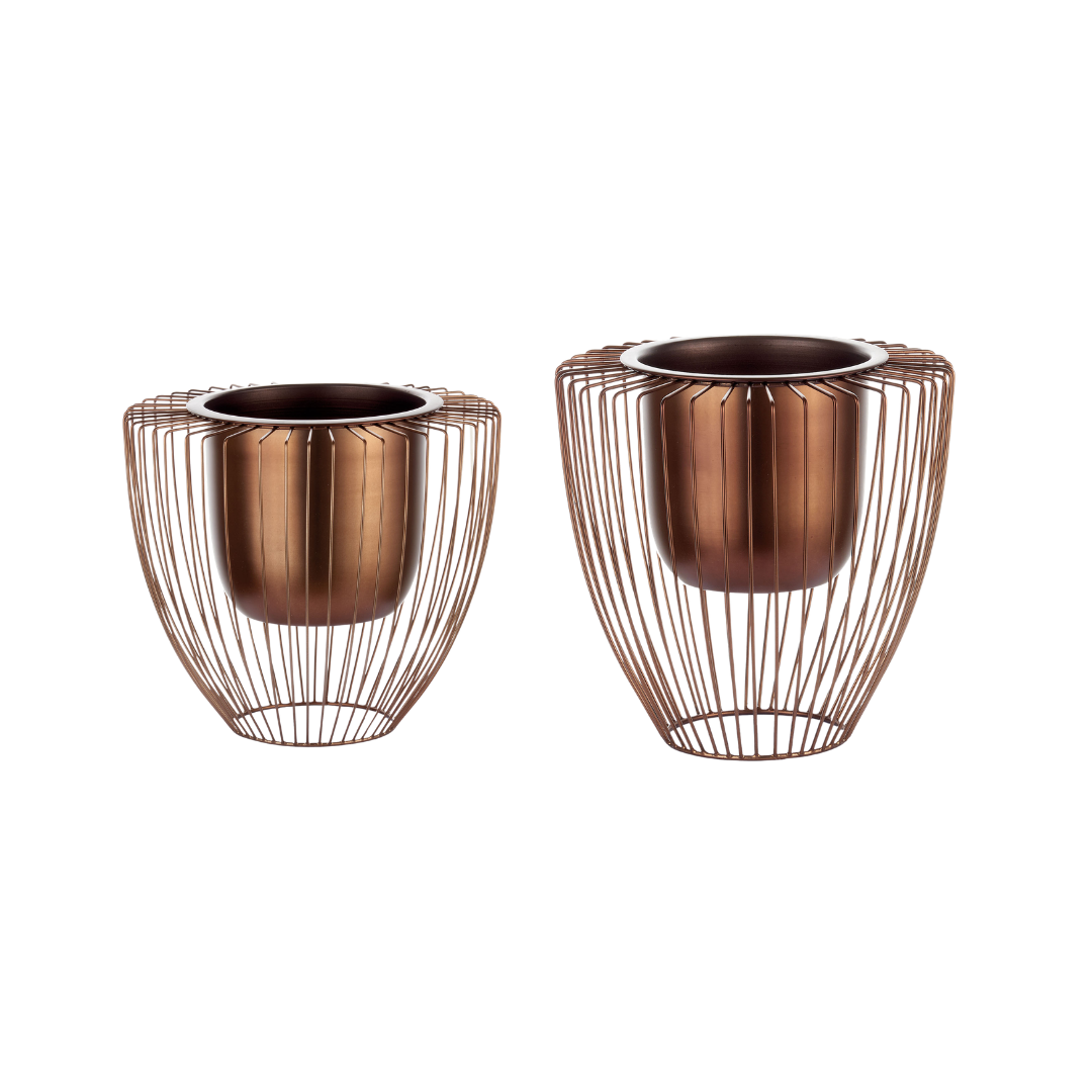Conjunto Suportes Vasos Contemporâneo